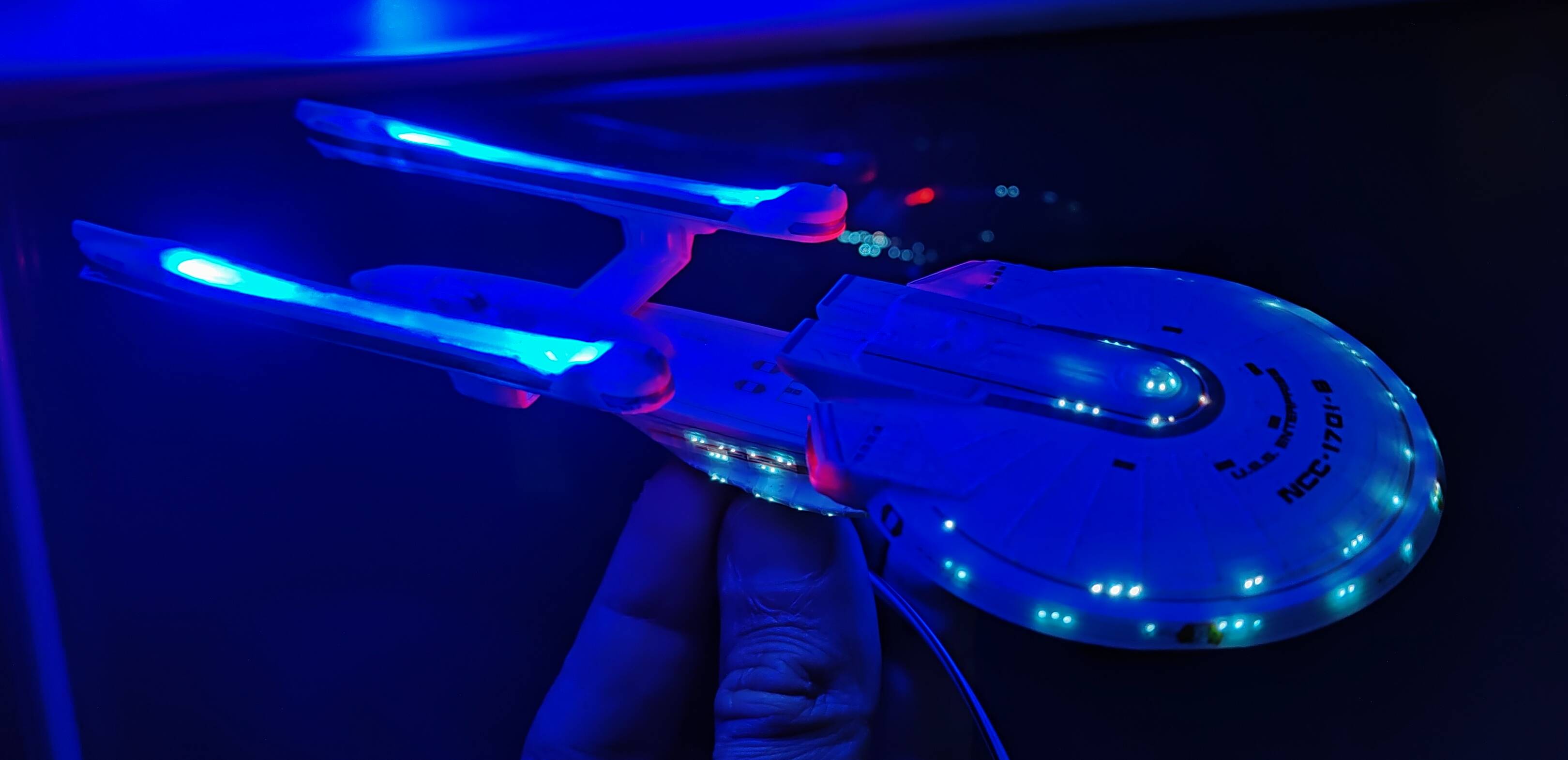 image from Miniature model making: USS 1701-B (Excelsior)