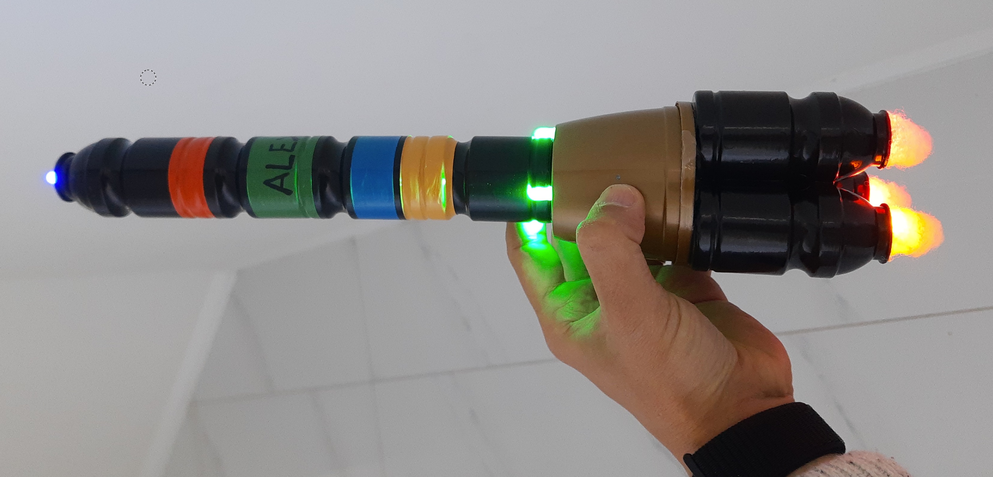 image from A rocket with probiotic bottles